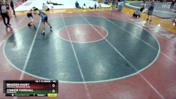 182 lbs Round 4 - Braeden Maxey, Pinnacle Wrestling Club vs Connor Marshall, Minnesota