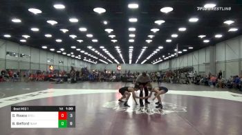 100 lbs Prelims - Garrett Reece, Black Fox Elite vs Brayden Belford, Team Edmond