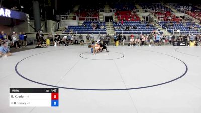 175 lbs Rnd Of 128 - Bo Koedam, IA vs Brice Henry, MO