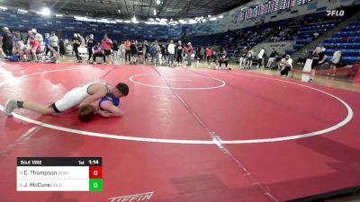 92 lbs Semifinal - Case Thompson, Sebolt Wrestling Academy vs Jaxon McCune, Gold Rush Wrestling