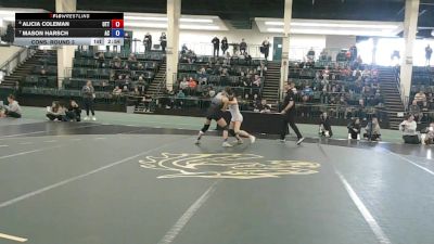 131 lbs Cons. Round 3 - Mason Harsch, Adrian College vs Alicia Coleman, Otterbein
