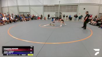 106 lbs Placement Matches (16 Team) - Madison Heinzer, California Red vs Zoey Haney, Missouri Fire