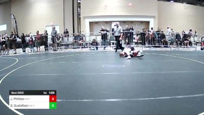 95 lbs Quarterfinal - Jackson Phillips, Mattime vs Gabriel Gustafson, NM Outlawz