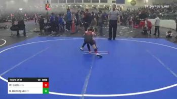 55 lbs Round Of 16 - Wyatt Koch, Legacy Nevada vs Rocco Dominguez, RedWave Wrestling