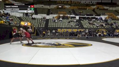 285 lbs Semifinal - Jarrett Stoner, Missouri vs Ricky Thomas, Oklahoma