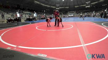 49 lbs Consi Of 4 - Krew Hamilton, Broken Arrow Wrestling Club vs Jameson Mantle, Wagoner Takedown Club