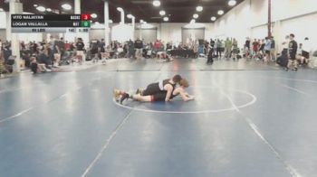 90 lbs Rr Rnd 7 - Vito Naljayan, Mat Assassins Platinum - BHSE vs Logan Vallalla, Mat Warriors White - BHSE