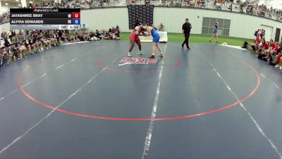 190 lbs JayaShree Bray, Nebraska vs Alyvia Edwards, Oklahoma