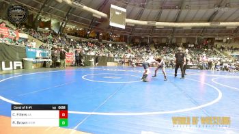 100 lbs Consi Of 8 #1 - Canyon Fillers, Alber Athletics vs Raymond Brown, Storm Wrestling Center