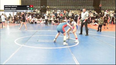 115 lbs Rr Rnd 1 - Aaliyah Raffle, ICWL Lady Bruisers vs Abigail Grady, Triumph Trained - Girls