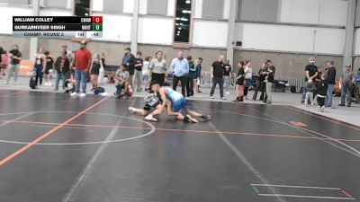 97.4-103.6 lbs Champ. Round 3 - Gurkarnveer Singh, Montana vs William Colley, Cheney Mat Hawks Wrestling Club