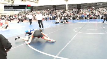 102-I lbs Round Of 32 - Matthew Simonton, Barn Brothers vs Aiden Urgo, Old Bridge Wrestling Club