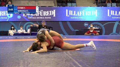 57 kg 1/8 Final - Savannah Marina Cosme, United States vs Selvi Ilyasoglu, Turkey