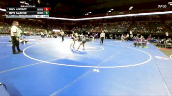 115 Class 2 lbs Champ. Round 1 - Maya Saldivar, William Chrisman vs Riley Hofeditz, Hickman