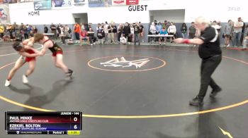 144 lbs 3rd Place Match - Ezekiel Bolton, Interior Grappling Academy vs Paul Minke, Anchor Kings Wrestling Club