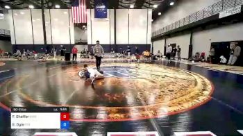 90-95 lbs Rr Rnd 1 - Faruq Ghaffar, Northwood Wrestling vs Elijah Ogle, Red Cobra Westling Academy