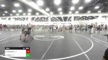 86 lbs Consolation - Kash Apodaca, Central Coast Most Wanted vs Jordin Clark, Fearless WC