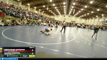 106 lbs Round 3 (4 Team) - CHRISTOPHER GROSSMAN, West Coast Riders vs Madden Sandoval, Crooks County