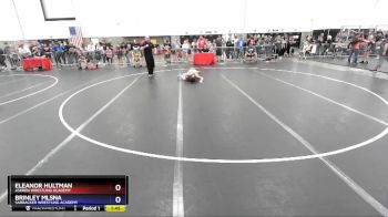 14U Girls 87-90 lbs Round 3 - Eleanor Hultman, Askren Wrestling Academy vs Brinley Mlsna, Sarbacker Wrestling Academy