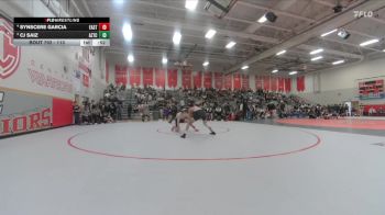 113 lbs Cons. Semi - CJ Saiz, Aztec vs Synscere Garcia, Denver East