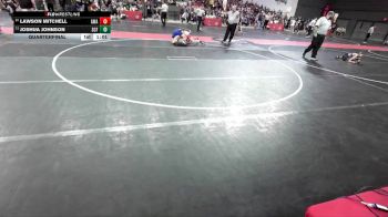 125 lbs Quarterfinal - Lawson Mitchell, Askren Wrestling Acadamy vs Joshua Johnson, Saint Croix Falls