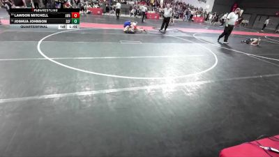 125 lbs Quarterfinal - Lawson Mitchell, Askren Wrestling Acadamy vs Joshua Johnson, Saint Croix Falls