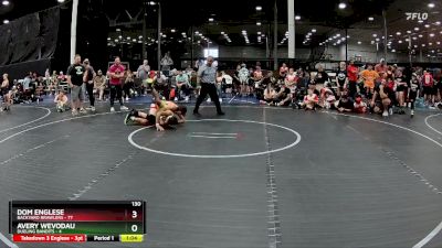 130 lbs Round 4 (8 Team) - Dom Englese, Backyard Brawlers vs Avery Wevodau, Dueling Bandits