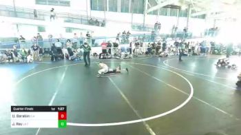 61 lbs Quarterfinal - Uriah Barabin, Elk Grove Wr Ac vs Justin Ray, La Familia