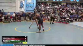 152 lbs Quarterfinal - Nurrideen Ahmad-Statts, Lake Forest H S vs Kendrell Mason, William Penn H.S.