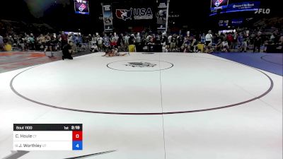 138 lbs Rnd Of 128 - Colby Houle, CT vs Jason Worthley, UT