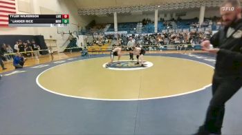 132 lbs Champ. Round 1 - Lander Rice, Mountain View vs Tyler Wilkerson, Lovell