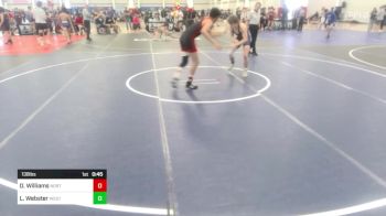 138 lbs Consi Of 16 #2 - Devin Williams, Northern Arizona Grapplers vs Landen Webster, Westwood