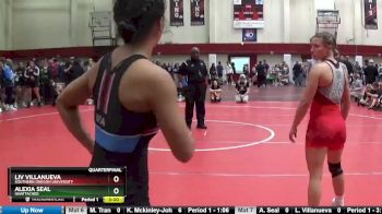 109 lbs Quarterfinal - Alexia Seal, Unattached vs Liv Villanueva, Southern Oregon University