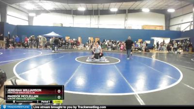 40-43 lbs Round 4 - Jeremiah Williamson, Middleton Wrestling Club vs Maddox McClellan, Sublime Wrestling Academy