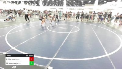 70 lbs Consi Of 8 #2 - Esperdion Viernes Jr, No Team vs Marcus Marmolejo, Gold Rush Wrestling