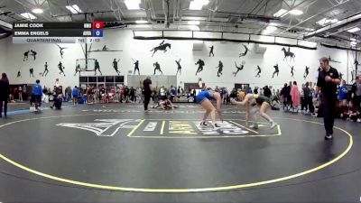 124 B Quarterfinal - Jamie Cook, Northern Michigan University vs Emma Engels, Aurora University