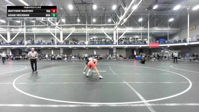 141 lbs Consi Of 16 #2 - Matthew Martino, Princeton vs Adam Heckman, Naval Academy