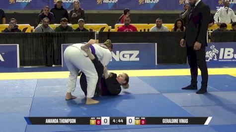 Geraldine Vinas vs Amanda Thompson 2026 Pan Jiu Jitsu IBJJF Championship