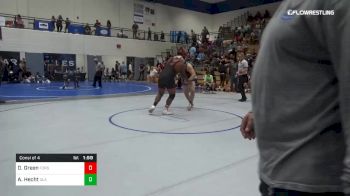 285 lbs Consi Of 4 - Darius Green, Forsyth Central / Morris Fitness vs Alex Hecht, Ola