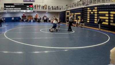 189 lbs Round Of 16 - Mark Gray, Kiski Area vs Solomon Weigand, Pine Richland