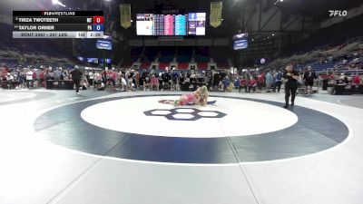 207 lbs 5th Place Match - Tirza Twoteeth, MT vs Taylor Orner, PA