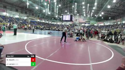 85 lbs Round Of 16 - Wyatt Booth, Loma Cowboys vs Jack Larson, Independent