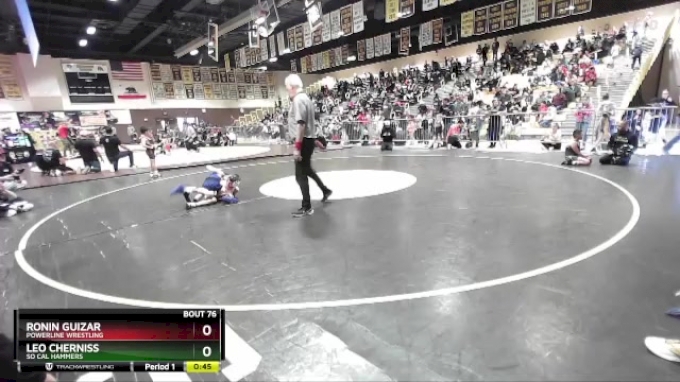 59 lbs Quarterfinal - Leo Cherniss, So Cal Hammers vs Ronin Guizar ...