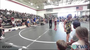 66 lbs Rr Rnd 1 - Tinslynn Burdick, Perry Wrestling Academy vs Safari Castor, Woodward Youth Wrestling