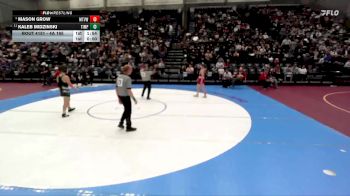 4A 165 lbs Quarterfinal - Mason Grow, Mt View vs Kaleb Midzinski, Timpanogos