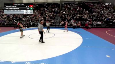 4A 165 lbs Quarterfinal - Mason Grow, Mt View vs Kaleb Midzinski, Timpanogos