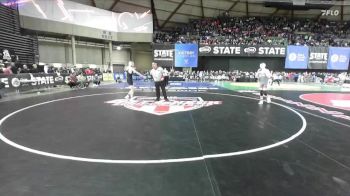 Boys 1A 120 lbs Champ. Round 1 - Max Jorgensen, Granite Falls vs Lane Black, Riverside