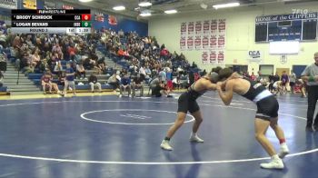 JV-17 lbs Round 3 - Brody Schrock, Clear Creek-Amana vs Logan Bevans, Independence