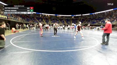 96 lbs Quarterfinal - Sophie Hensel, Slippery Rock vs Peyton Schneck, East Penn