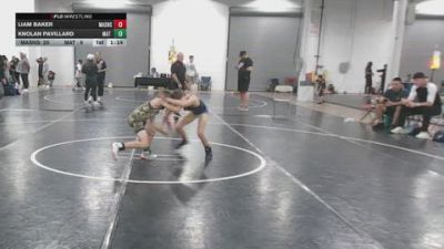 68 lbs Rr Rnd 1 - Liam Baker, Mat Assassins Red - BK8E vs Knolan Pavillard, Mat Warriors Red - BK8E